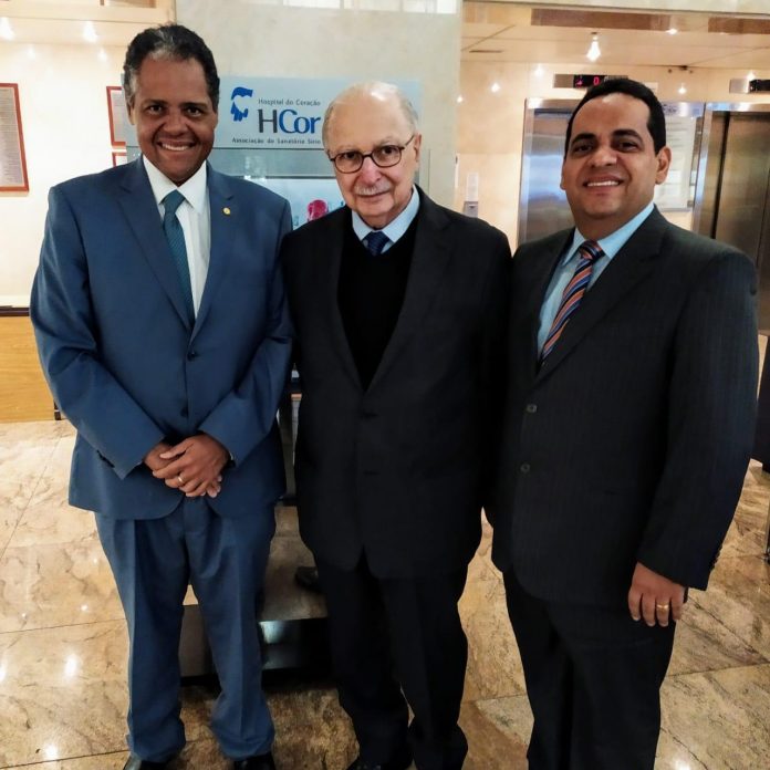Dep. Antonio Brito, Dr. Antônio Carlos Kfouri e Léo Matos.