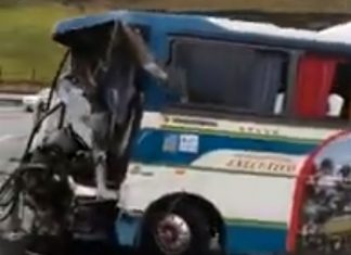 ÔNIBUS E CARRETA SE CHOCAM NA SERRA DO MARÇAL