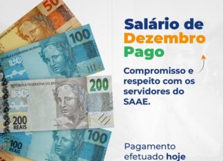 SALÁRIO DO MÊS 12/2025 NA CONTA: ÚLTIMO MÊS DO ANO E SALÁRIO NA CONTA DOS SERVIDORES DO SAAE
