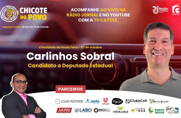 “ITAPETINGA ME ABRAÇOU”: CARLINHOS SOBRAL REFORÇA LIGAÇÃO COM MUNICÍPIO NA RETA FINAL DA CAMPANHA